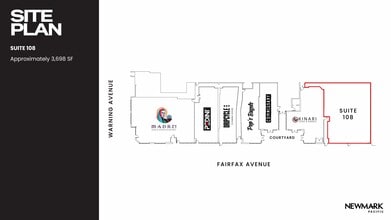 801 N Fairfax Ave, Los Angeles, CA for lease Site Plan- Image 1 of 9