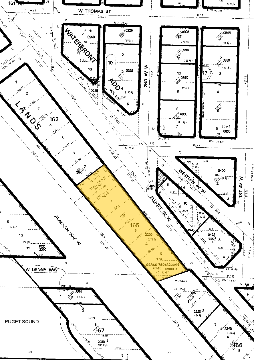 101 Elliott Ave W, Seattle, WA à vendre Plan cadastral- Image 1 de 1