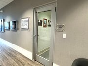 Exterior door of a suite