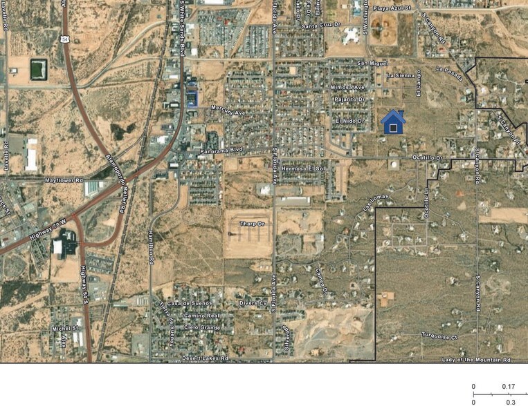 1651 Ocotillo Dr, Alamogordo, NM à vendre - Photo du bâtiment - Image 2 de 13