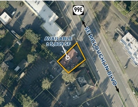 18893 SE Mcloughlin Blvd, Portland, OR - AERIAL  map view