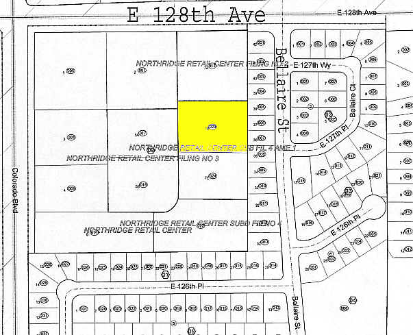 12774 N Colorado Blvd, Thornton, CO for lease - Plat Map - Image 2 of 8
