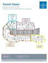 6624 Fannin St, Houston, TX à louer Plan d’étage- Image 1 de 1