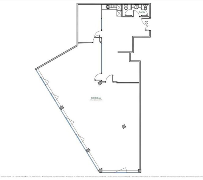 Bureau dans Barcelona, BAR à louer - Plan de site - Image 1 de 5