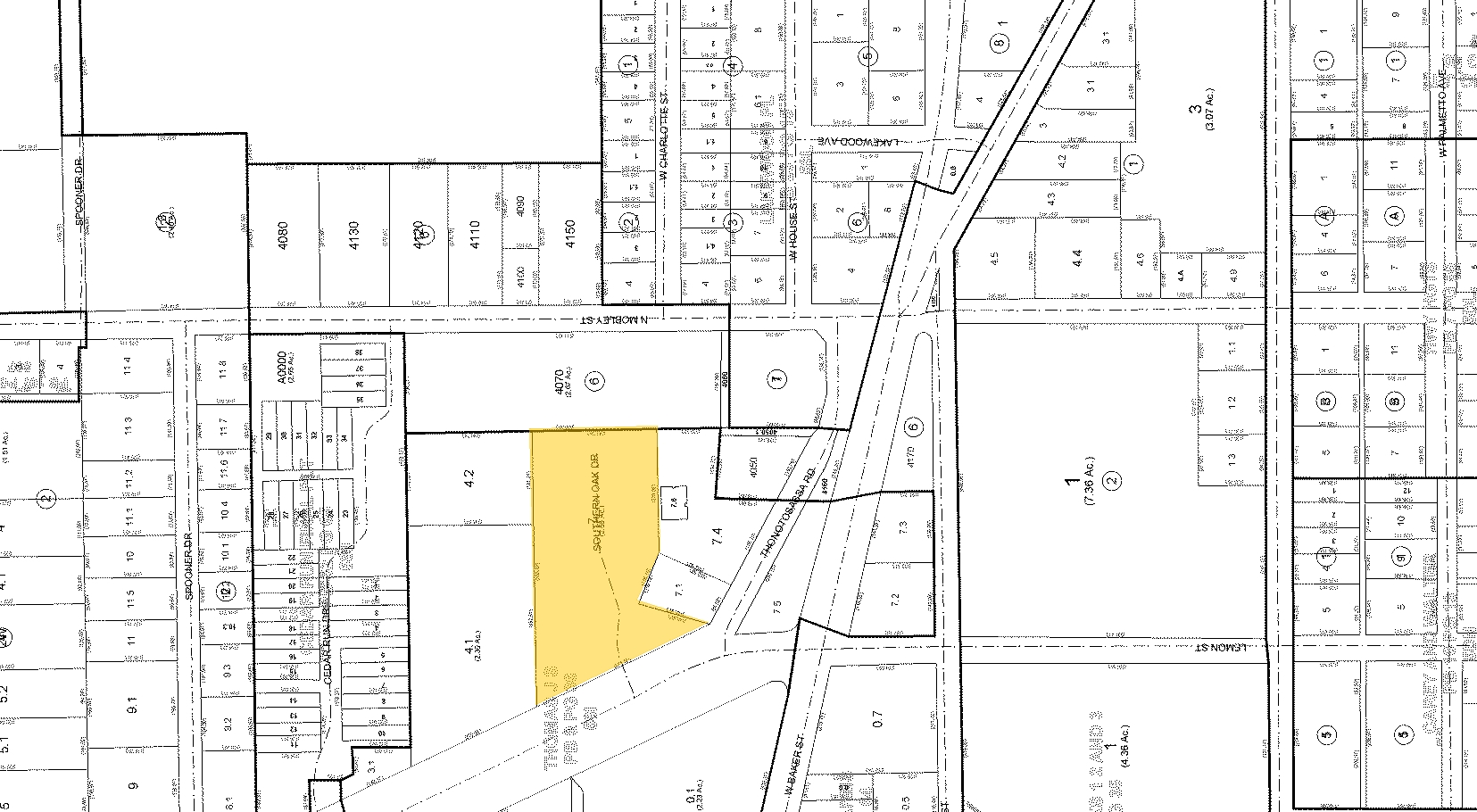 103 Southern Oaks Dr, Plant City, FL à vendre Plan cadastral- Image 1 de 1