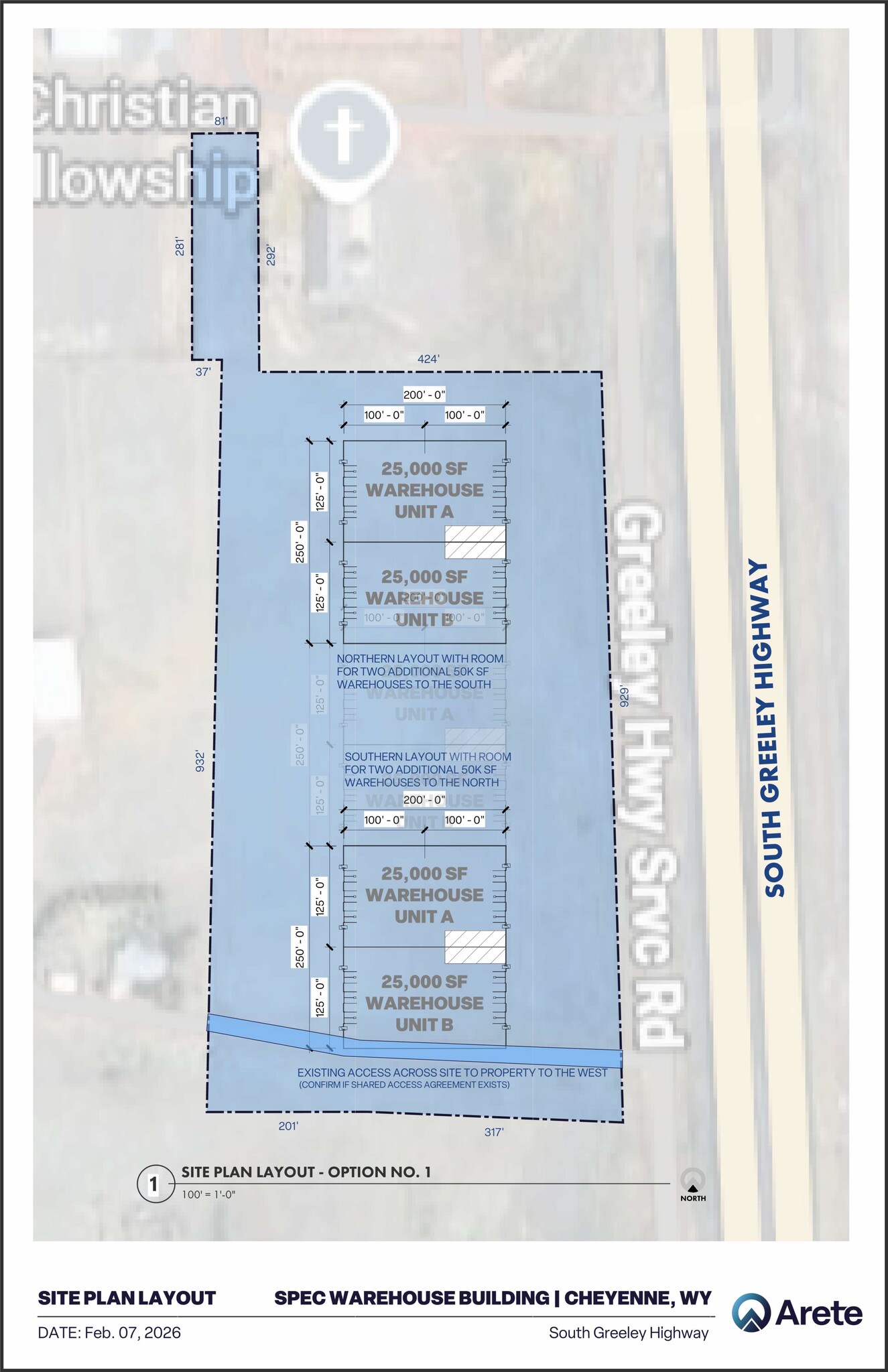 TBD S Greeley Hwy, Cheyenne, WY à louer Plan de site- Image 1 de 9