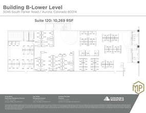 3025 S Parker Rd, Aurora, CO à louer Plan d’étage- Image 1 de 1