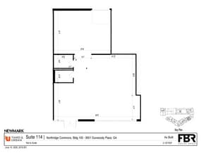 8601 Dunwoody Pl, Sandy Springs, GA for lease Floor Plan- Image 1 of 1