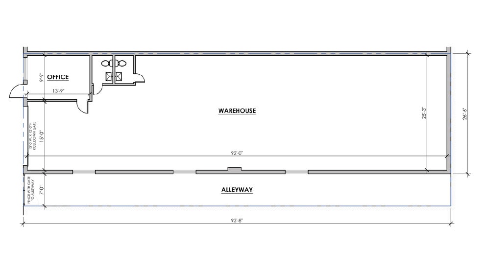 25-14 50th St, Woodside, NY for lease - Floor Plan - Image 2 of 2
