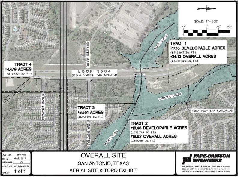 000 S Loop 1604 Fwy, San Antonio, TX à vendre - Plan de site - Image 2 de 5