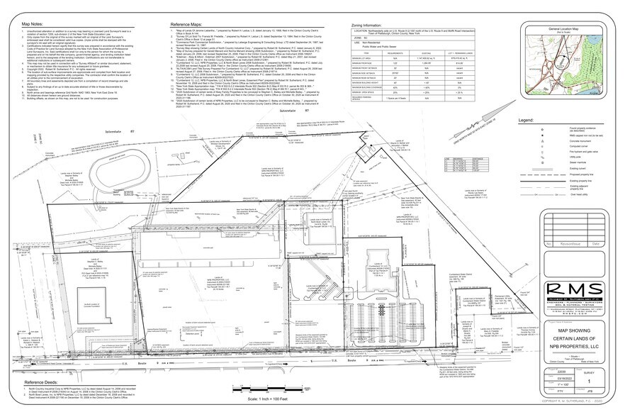 0 Route 9, Plattsburgh, NY à vendre - Plan de site - Image 2 de 2