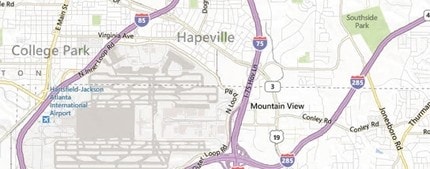 3645 Southside Industrial Pky, Atlanta, GA - Aerial  map view