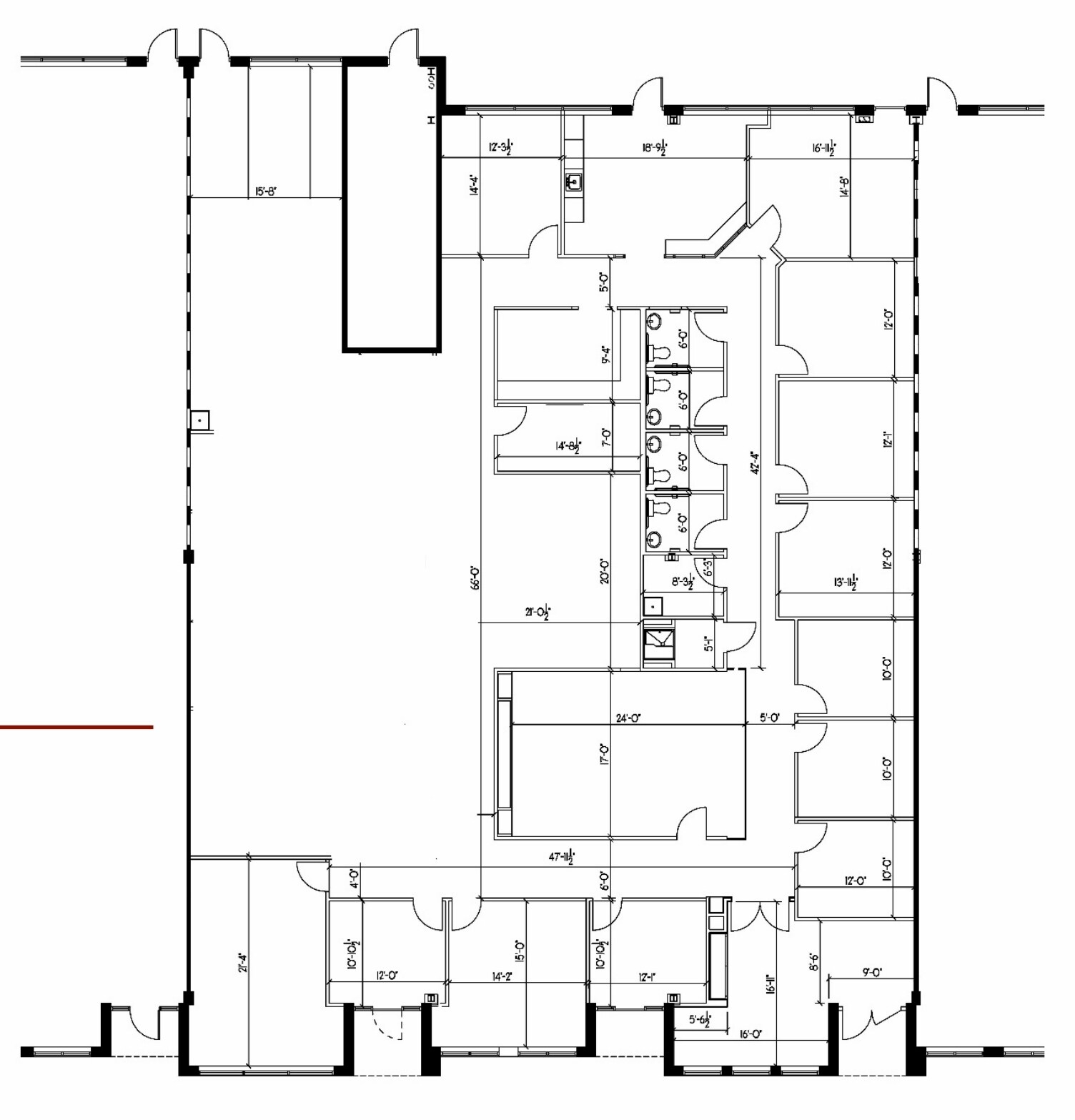 952 Ridgebrook Rd, Sparks, MD for lease Floor Plan- Image 1 of 7