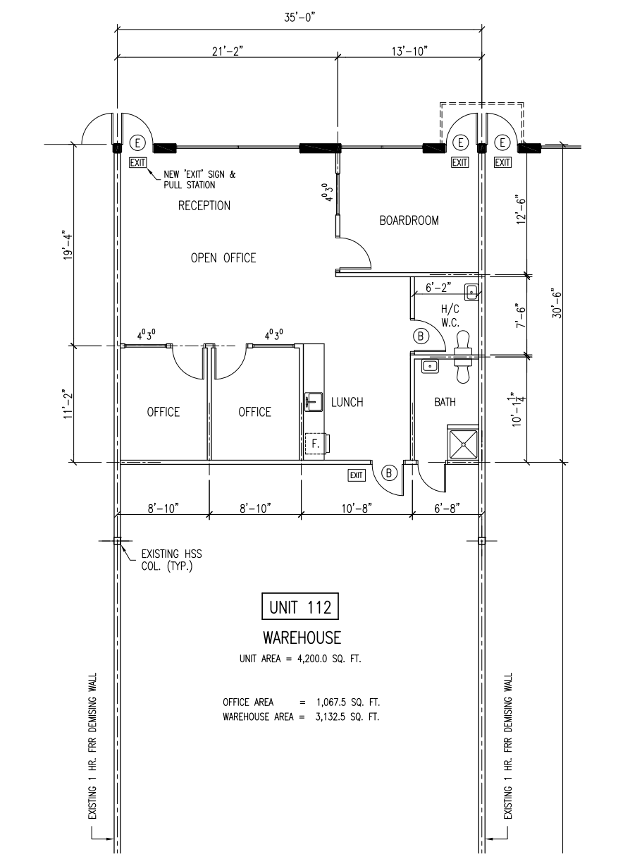 1525 Broadway St, Port Coquitlam, BC for lease Floor Plan- Image 1 of 1