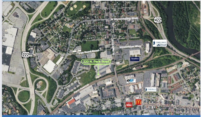 220 N Park Rd, Wyomissing, PA for lease - Building Photo - Image 1 of 3