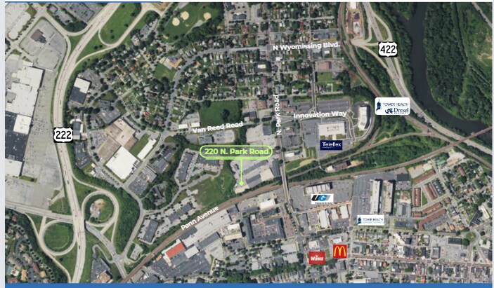 220 N Park Rd, Wyomissing, PA for lease Building Photo- Image 1 of 4