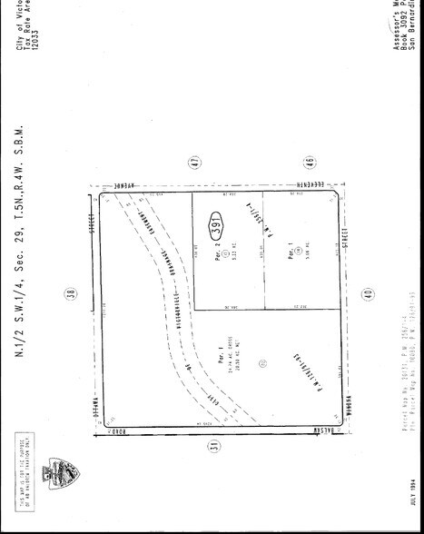 11th Ave, Victorville, CA à vendre - Plan cadastral - Image 2 de 2