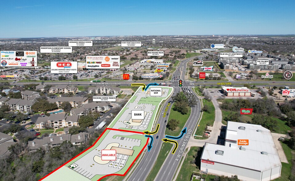 1901 Palm Valley Boulevard, Round Rock, TX for sale - Building Photo - Image 1 of 4