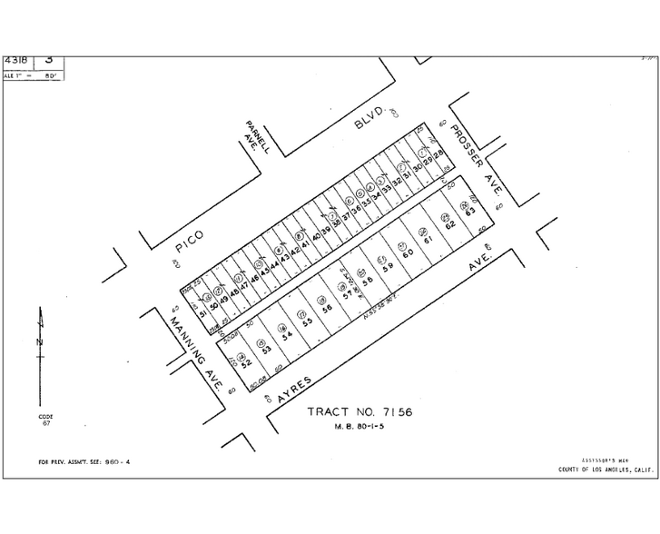 10590 1/2 W Pico Blvd, Los Angeles, CA à louer - Plan cadastral - Image 2 de 2