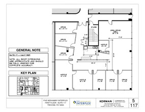 5 Neshaminy Interplex, Trevose, PA for lease Floor Plan- Image 2 of 3