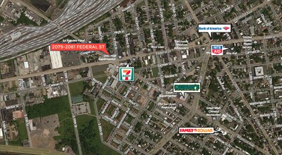 2079-2081 Federal St, Camden, NJ - AERIAL  map view