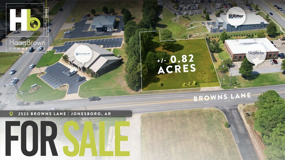 2523 Browns Ln, Jonesboro, AR à vendre - Aérien - Image 1 de 3