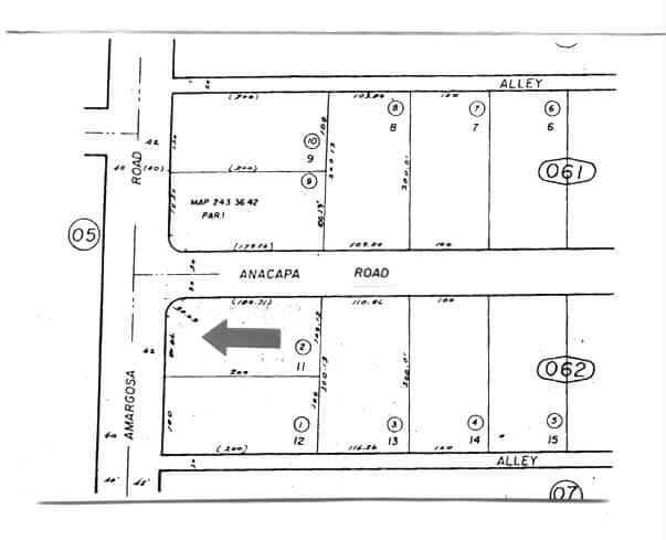 14029 Amargosa Rd, Victorville, CA for lease - Plat Map - Image 2 of 4