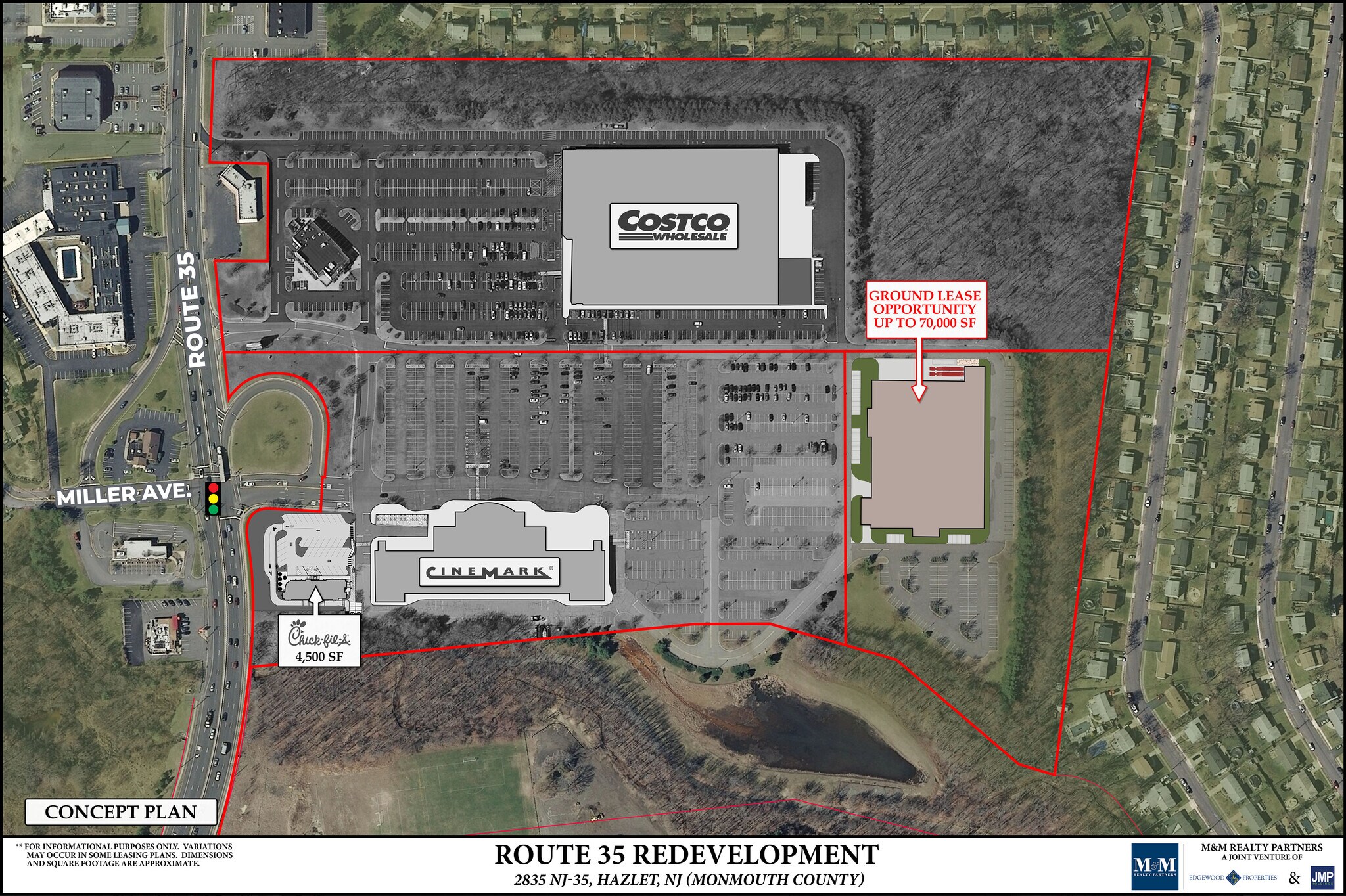 2835 State Route 35, Hazlet, NJ à louer Plan de site- Image 1 de 2