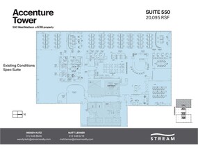 500 W Madison St, Chicago, IL à louer Plan d  tage- Image 1 de 6