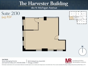 180 N Michigan Ave, Chicago, IL à louer Plan d’étage- Image 1 de 4