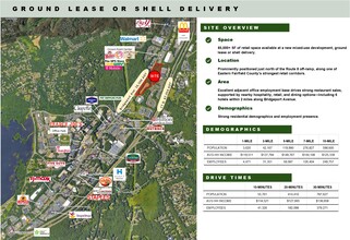 555 Bridgeport Ave, Shelton, CT - Aerial  map view