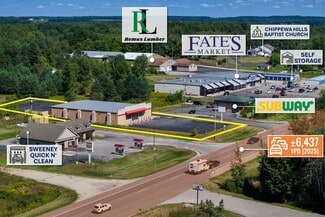 Plus de détails pour 2646 9 Mile Rd, Remus, MI - Commerce de détail à louer