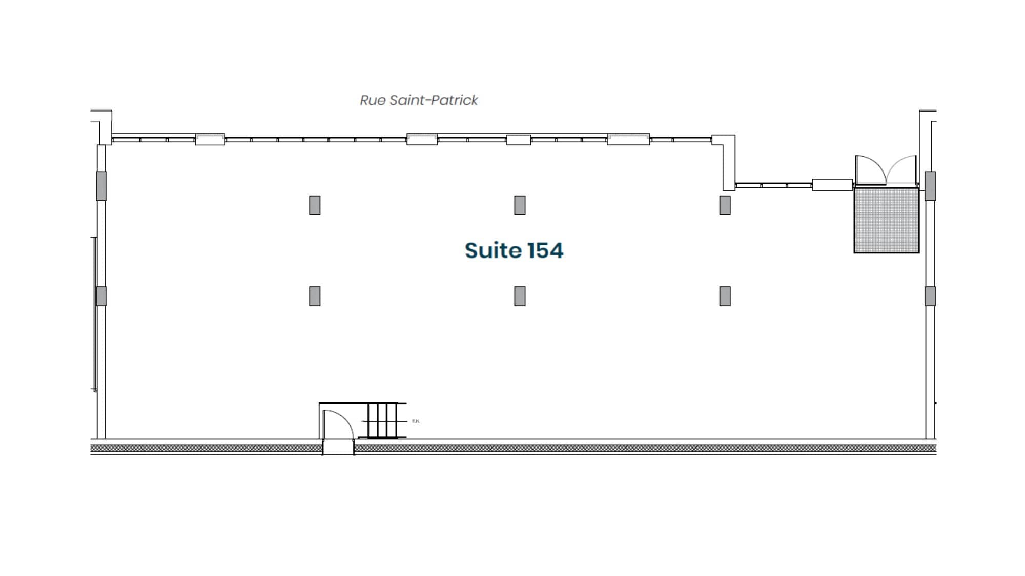 2350 Rue Saint-Patrick, Montréal, QC for lease Floor Plan- Image 1 of 2