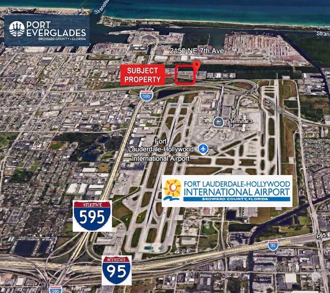 2150 NE 7th Ave, Dania, FL for lease Aerial- Image 1 of 9