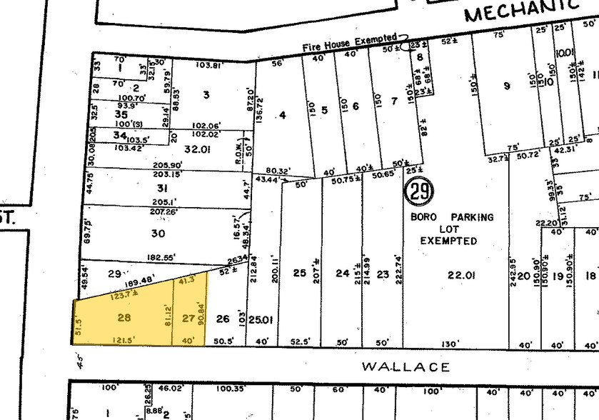 55 Broad St, Red Bank, NJ à vendre - Plan cadastral - Image 1 de 1