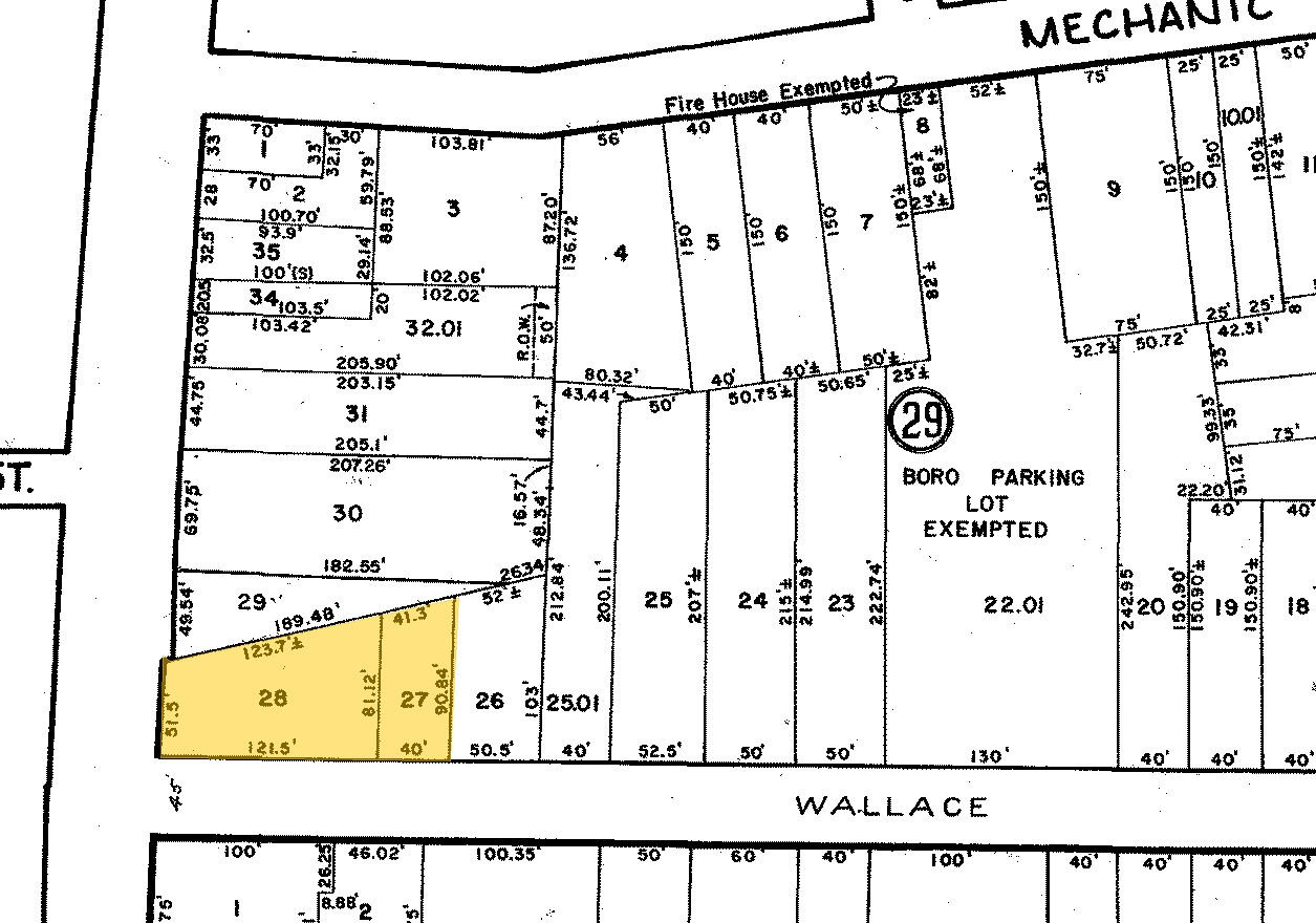 55 Broad St, Red Bank, NJ à vendre Plan cadastral- Image 1 de 1