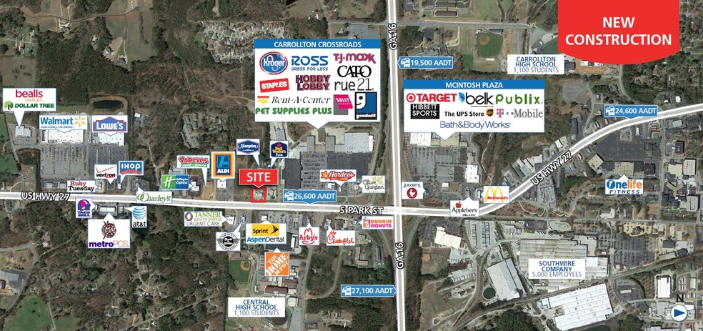 1435 S Highway 27, Carrollton, GA for lease - Aerial - Image 3 of 14