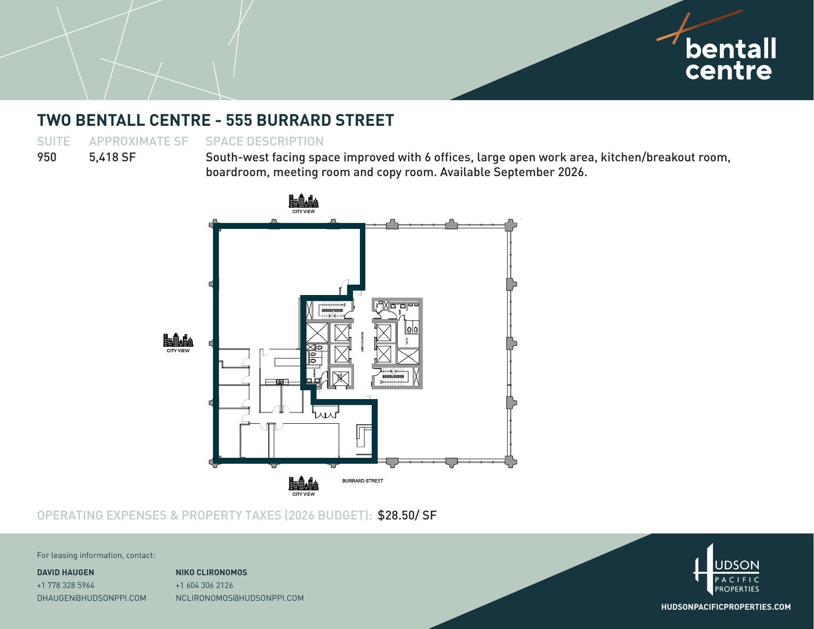 555 Burrard St, Vancouver, BC à louer Plan d’étage- Image 1 de 1