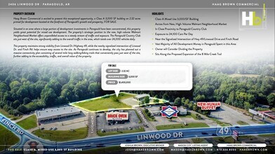 2406 Linwood Dr, Paragould, AR - Aérien  Vue de la carte - Image1