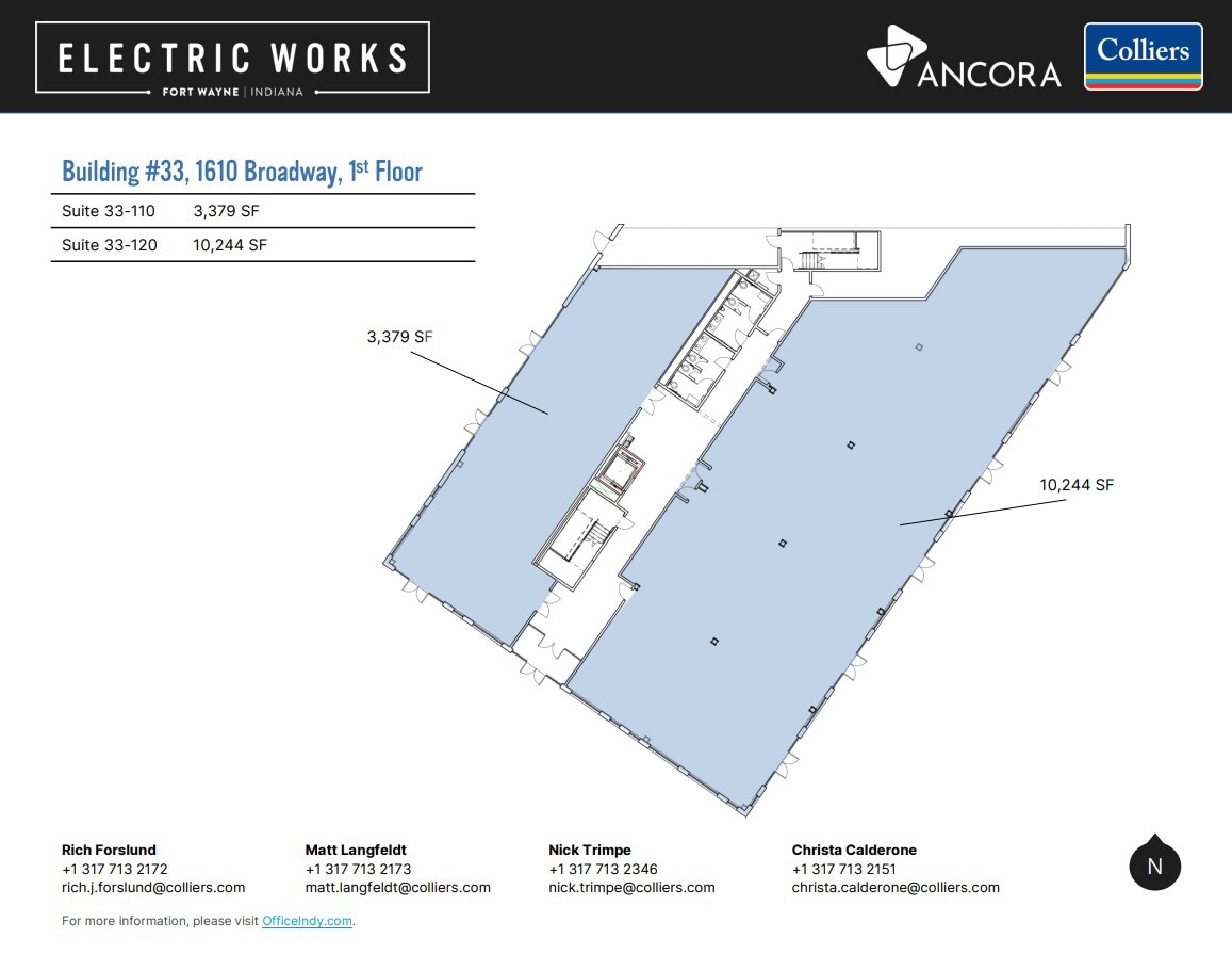 1690 Broadway, Fort Wayne, IN à louer Plan d’étage- Image 1 de 1