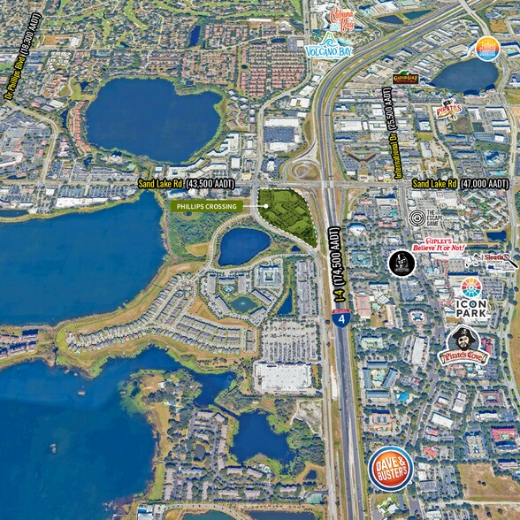 8003-8081 Turkey Lake Rd, Orlando, FL à louer - Aérien - Image 3 de 14