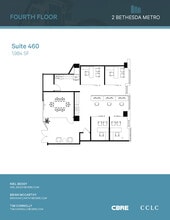2 Bethesda Metro Ctr, Bethesda, MD for lease Floor Plan- Image 1 of 2