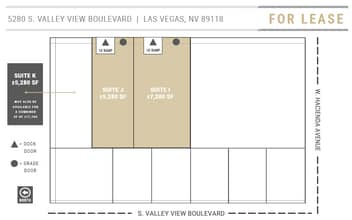 5280 S Valley View Blvd, Las Vegas, NV for lease Site Plan- Image 2 of 6