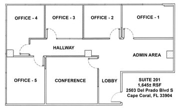2503 Del Prado Blvd S, Cape Coral, FL for lease Floor Plan- Image 1 of 1