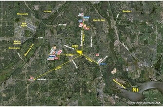 7781 Amana Trl, Inver Grove Heights, MN - AERIAL  map view