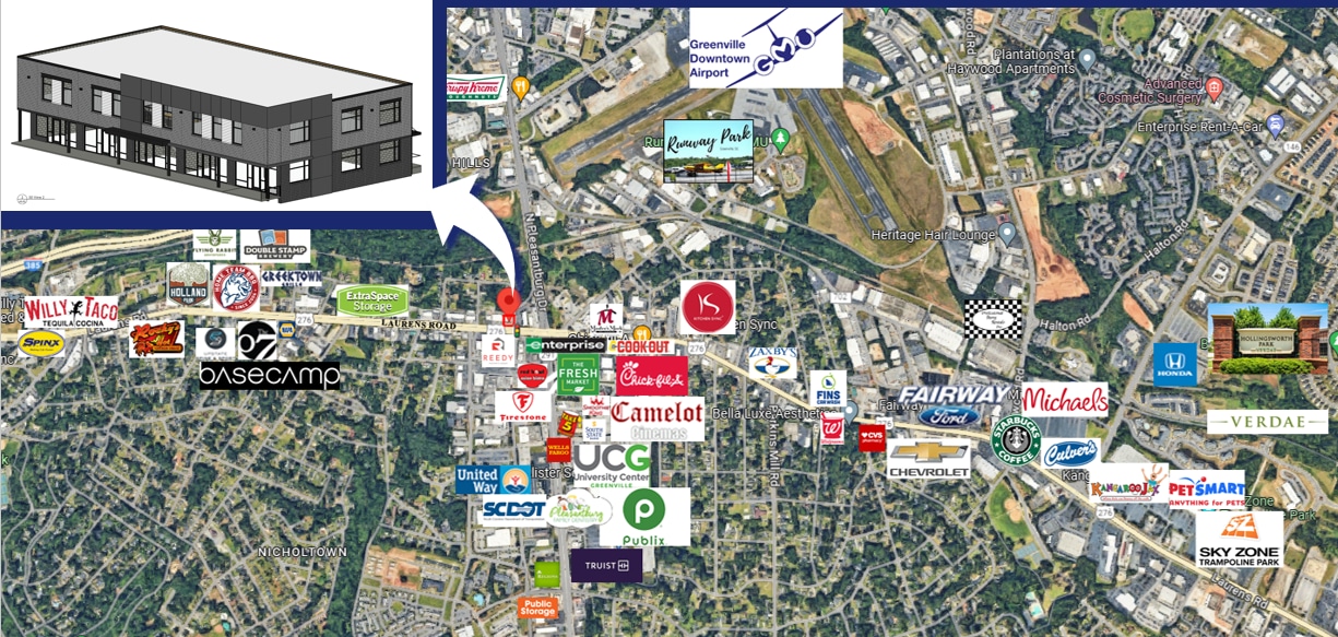 1421 Laurens Rd, Greenville, SC for lease Interior Photo- Image 1 of 2