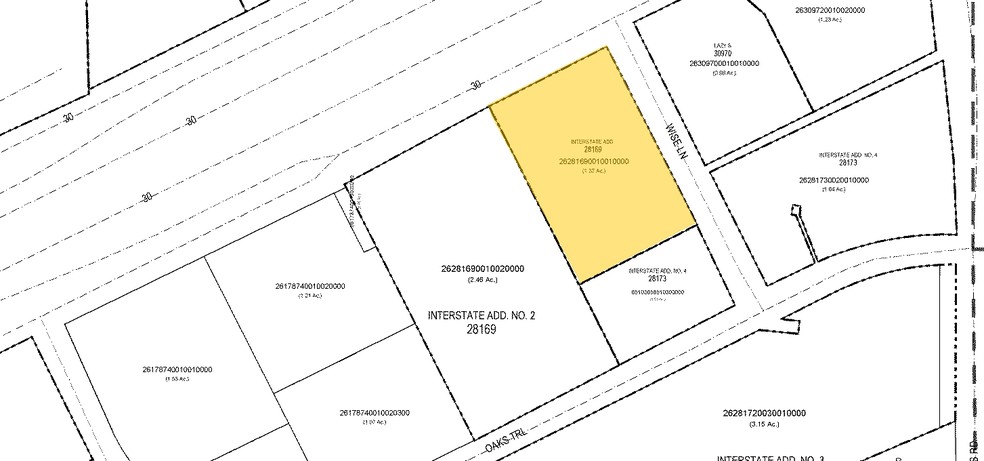 430 E Interstate 30, Garland, TX à vendre - Plan cadastral - Image 3 de 3