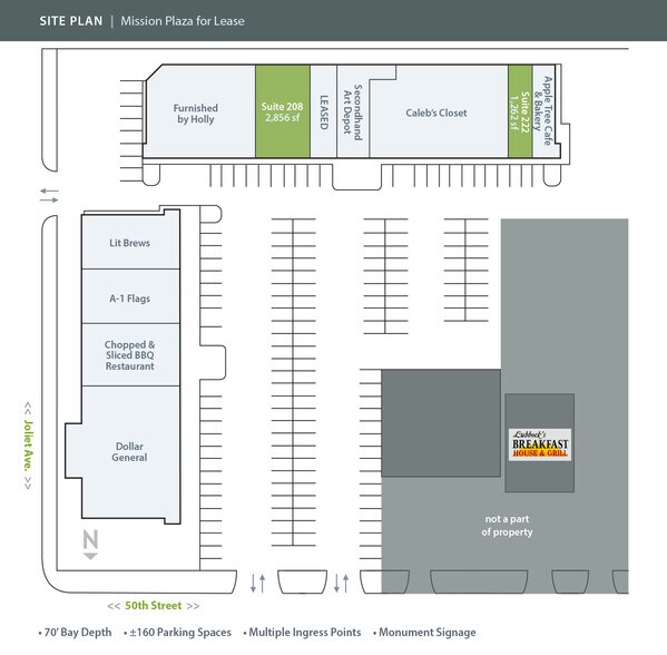 3501 50th- St, Lubbock, TX à louer - Plan de site - Image 3 de 5
