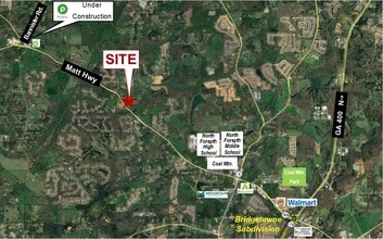 4425 Hubert Martin Rd, Cumming, GA - AERIAL map view