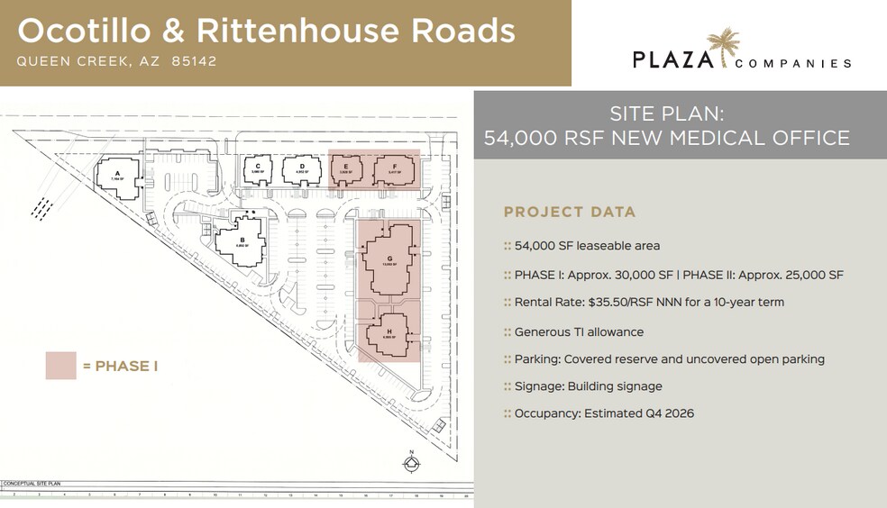 Ocotillo & Rittenhouse Roads Rd, Queen Creek, AZ à louer - Photo principale - Image 2 de 2